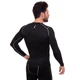 Спортивная компрессионная футболка мужская Zelart Fit 500 размер XL (175-180 см) Black-Grey - изображение 3