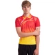 Футболка поло спортивная мужская Zelart Fit 7321 размер XL (48-50) Red-Yellow - изображение 2