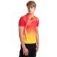Футболка поло спортивная мужская Zelart Fit 7321 размер XL (48-50) Red-Yellow - изображение 3