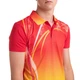 Футболка поло спортивная мужская Zelart Fit 7321 размер XL (48-50) Red-Yellow - изображение 5