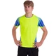 Футболка чоловіча Zelart 7319 розмір M (44-46) Neon Green-Blue - зображення 2