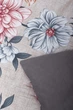 Комплект постельного белья Moon&Star семейный 143х210х2 наволочки 4х50х70 Flowers Gray Бязь Gold Люкс (MS-820001038) - изображение 5
