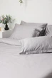 Комплект постельного белья Moon&Star евро 200х220 наволочки 2х40х60 Smoke Satin Premium (MS-820000430) - изображение 4