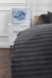 Комплект постельного белья Moon&Star полуторный 143х210 наволочки 4х70х70 Gray Stripe&Black Бязь Gold Люкс (MS-820001063) - изображение 3