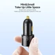 Автомобильное зарядное устройство Essager City Dual Type-C Car Charger 66W Black (ECC2C-FF01) - изображение 4