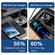 Автомобильное зарядное устройство Essager Gyroscope Mini 45W Car Charger USB-A + Type-C Blue (ECCAC45-TL03-Z) - изображение 5