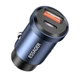 Автомобильное зарядное устройство Essager Gyroscope Mini Charger USB-A + Type-C 30W Blue (ECCAC-TL03) - изображение 1