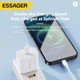 Сетевое зарядное устройство ESSAGER Vanjane Travel Phone Charger Set PD20W (no cable) EU White (ECTC-FJB02-P) - изображение 3