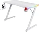 Компьютерный стол Trust GXT709W Luminus RGB Белый (TR25328) - изображение 2