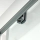 Душевой бокс DUSEL HIKE Satin 90x90x210 стекло прозрачное, профиль сатин, без крыши - изображение 15