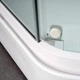 Душевой бокс DUSEL GLARE White Matt 90x90x210 стекло прозрачное, профиль белый, без крыши - изображение 7
