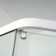 Душевой бокс DUSEL GLARE White Matt 90x90x210 стекло прозрачное, профиль белый, без крыши - изображение 10