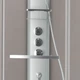 Душевой бокс DUSEL AVENUE Satin 95x95x210 стекло прозрачное, профиль сатин, без крыши - изображение 13