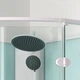 Душевой бокс DUSEL AVENUE White Matt 95x95x210 стекло прозрачное, профиль белый, без крыши - изображение 9