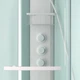 Душевой бокс DUSEL AVENUE White Matt 95x95x210 стекло прозрачное, профиль белый, без крыши - изображение 14