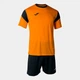 Форма футбольна (футболка та шорти) Joma SET PHOENIX — 102741.881 - XS - Помаранчево-чорнйий - зображення 1