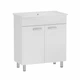 Тумба с умывальником ROZZY JENORI KINK 60x70x39.5см напольная белая RJFU041-4160WHSET(RJFU041-4160WH+RZJ610) - изображение 1
