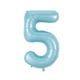 Фольгированная Цифра 5 Размер 75см | Sugar Blue - изображение 1
