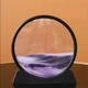 Пісочна картина Moving Sandscapes у чорній рамці 25см фіолетова - зображення 6
