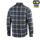 M-Tac рубашка Redneck Shirt Olive/Navy Blue L/L - изображение 4