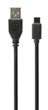 Кабель Cablexpert CCP-USB2-AMCM-10, преміум якість USB 2.0 A-тато/C-тато, 3,0 м. чорний - зображення 1
