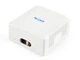 Розетка Cablexpert NCAC-2F5E-01 на 2 порти RJ-45 з екраном, 5Е cat, зовнішня - зображення 2