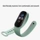 Силиконовый ремешок MRK для фитнес браслета Xiaomi Mi Band 6/5 Powdery Blue (11) с металлической кнопкой (mrk3148) - изображение 3