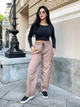 Женские брюки карго LeNaTo "Skylar" мокко 48-50 - изображение 1