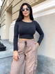 Женские брюки карго LeNaTo "Skylar" мокко 48-50 - изображение 4