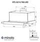 Витяжка телескопічна Minola HTL 6214 I 700 LED - зображення 14