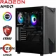 Компьютер MSI Ryzen 5 9600X / RX 5700 XT 8ГБ / 64ГБ DDR5 / SSD 2TБ M.2 PCIe + Wi-Fi 6.0 - изображение 1