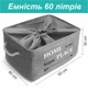 Корзина для белья и игрушек на затяжках Lovely Svi 50х30х40 см Серый (281133) - изображение 2