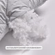 Подушка гипоаллергенная IDEIA Nordic Comfort + Серая Антиаллергенное волокно 70х70 см (4820182653353) - изображение 5