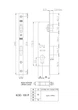 Замок узкопрофильный (роликовый) Kale 155 P 35mm. - изображение 2