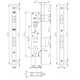 Замок вузькопрофільний Kale 192 P 35mm. - зображення 2