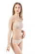 Комплект женский топ и трусики-слипы из сеточки в горошек и кружева Lingerie Жасмин 2002+276-1294г L - изображение 4