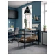 Робочий стіл IKEA BROR, чорний, соснова фанера, 110х55 см, 303.332.86 - изображение 10