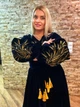 Фантастична сукня з оксамиту 4XL темно-синя (35) - зображення 2