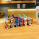Яркий брелок с карабином, украшение для спортивной сумки, рюкзака мишка Bearbrick Picasso (BKSP04) - изображение 3