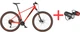 Велосипед KTM CHICAGO 291 29" рама S/38 2023 Оранжевый (9008594449879) + подарок Комплект фара + задняя мигалка Knog Plugger Front Twinpack 350/10 Lumens(with Plug Rear) - изображение 1