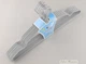 Набор 10 шт плечики вешалки Qinsu Hanger TL40 40 см металлические в силиконовом покрытии серебристого цвета - изображение 4