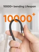 ​Кабель CableCreation USB A 2.0 to USB-C 3А, 480Mbps, 0.15м - изображение 5