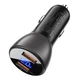 Автомобильное зарядное устройство ACEFAST B7 metal 45W (USB-A + USB-A) with digital display (AFB7B) - изображение 2