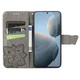 Чохол-книжка з малюнком UniCase Butterfly Pattern для Xiaomi Poco X6 Pro - Grey - зображення 2