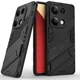 Захисний чохол з підставкою Deexe Bibercas для Xiaomi Redmi Note 13 Pro 4G / Poco M6 Pro - Black - зображення 1