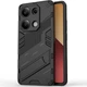 Захисний чохол з підставкою Deexe Bibercas для Xiaomi Redmi Note 13 Pro 4G / Poco M6 Pro - Black - зображення 2