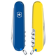 Складаний швейцарський ніж Victorinox Waiter Ukraine Blue-Yellow 9in1 Vx03303.2.8 - зображення 4