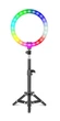 Кільцева лампа Bluetooth 10" RGB118 045м Black - зображення 1