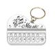 Мини Музыкальный Инструмент Music Piano Keychain Фортепиано Брелок 6 см (00234) - изображение 1