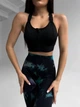Спортивні жіночі легінси Marble Tie-Dye з подвійним ефектом пуш-ап Безшовні XS-S Калейдоскоп (4973S) - зображення 3